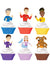 Image of The Wiggles Party Cupcake Cases and Picks