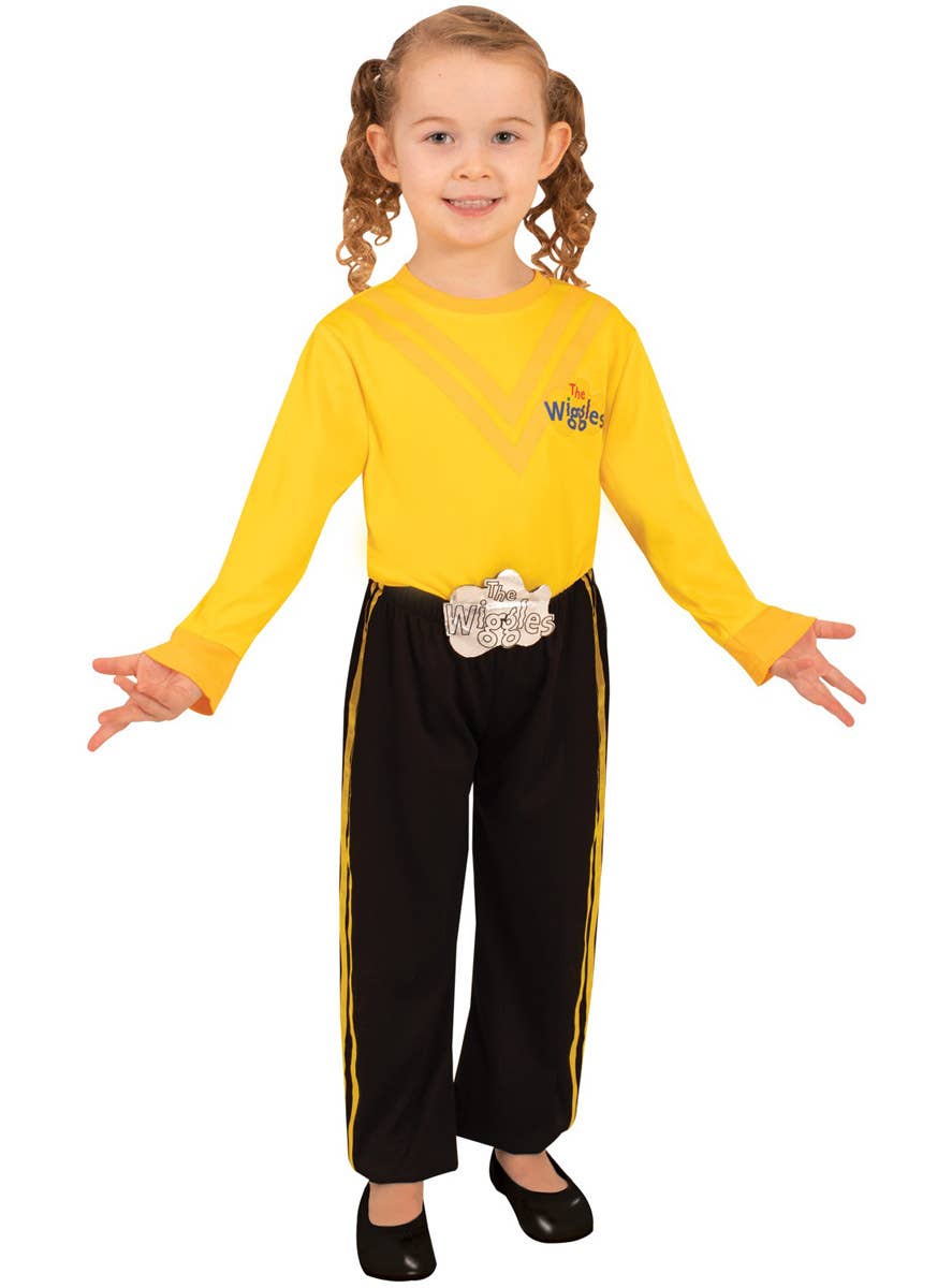 Image of Licensed The Wiggles Girl's Yellow Shirt Costume