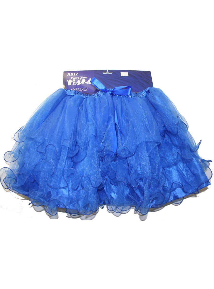 Image of Layered Womens Royal Blue Costume Tutu