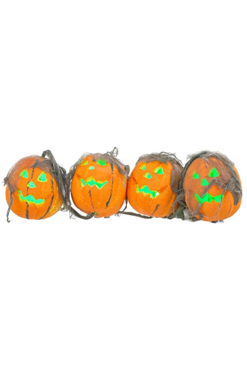 Light Up Orange Pumpkin Hanging Halloween Decoration Alternate Image