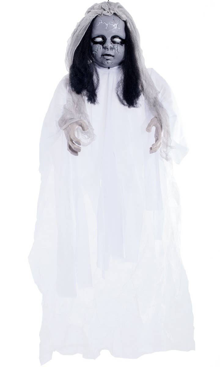 Laughing Light Up Haunted Doll Halloween Decoration - Main Image