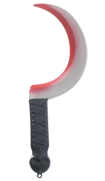 Blood Splattered Grim Reaper Sickle Costume Accessory Main Image