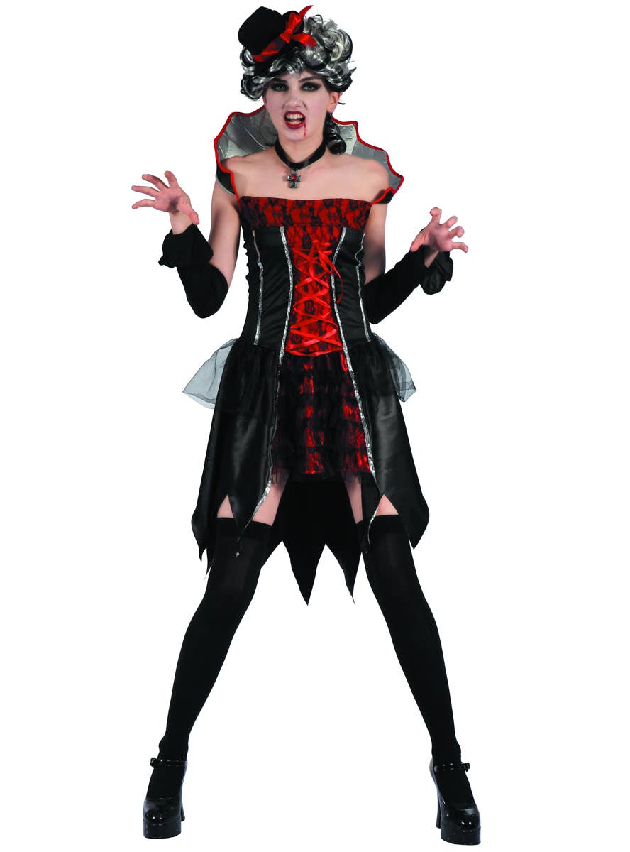 Vampiress Queen Womens Halloween Costume