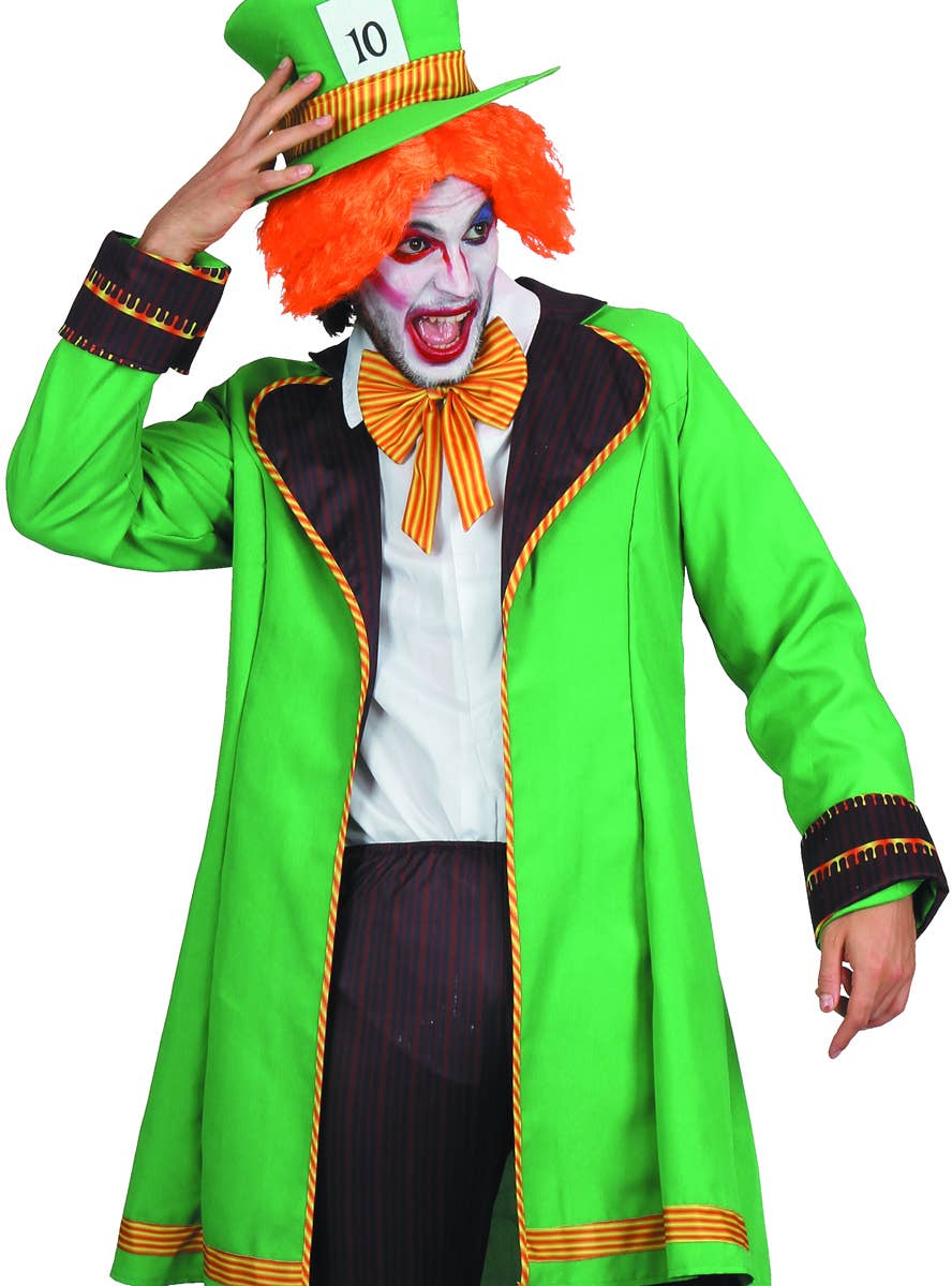 Men's Mad Hatter Wonderland Fancy Dress Costume Close Image