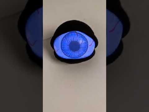 Image of Flashing Light Up Eyeball Haunted House Decoration - Product Video