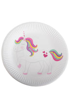 23cm Unicorn Theme Party Plates in a 10 Pack