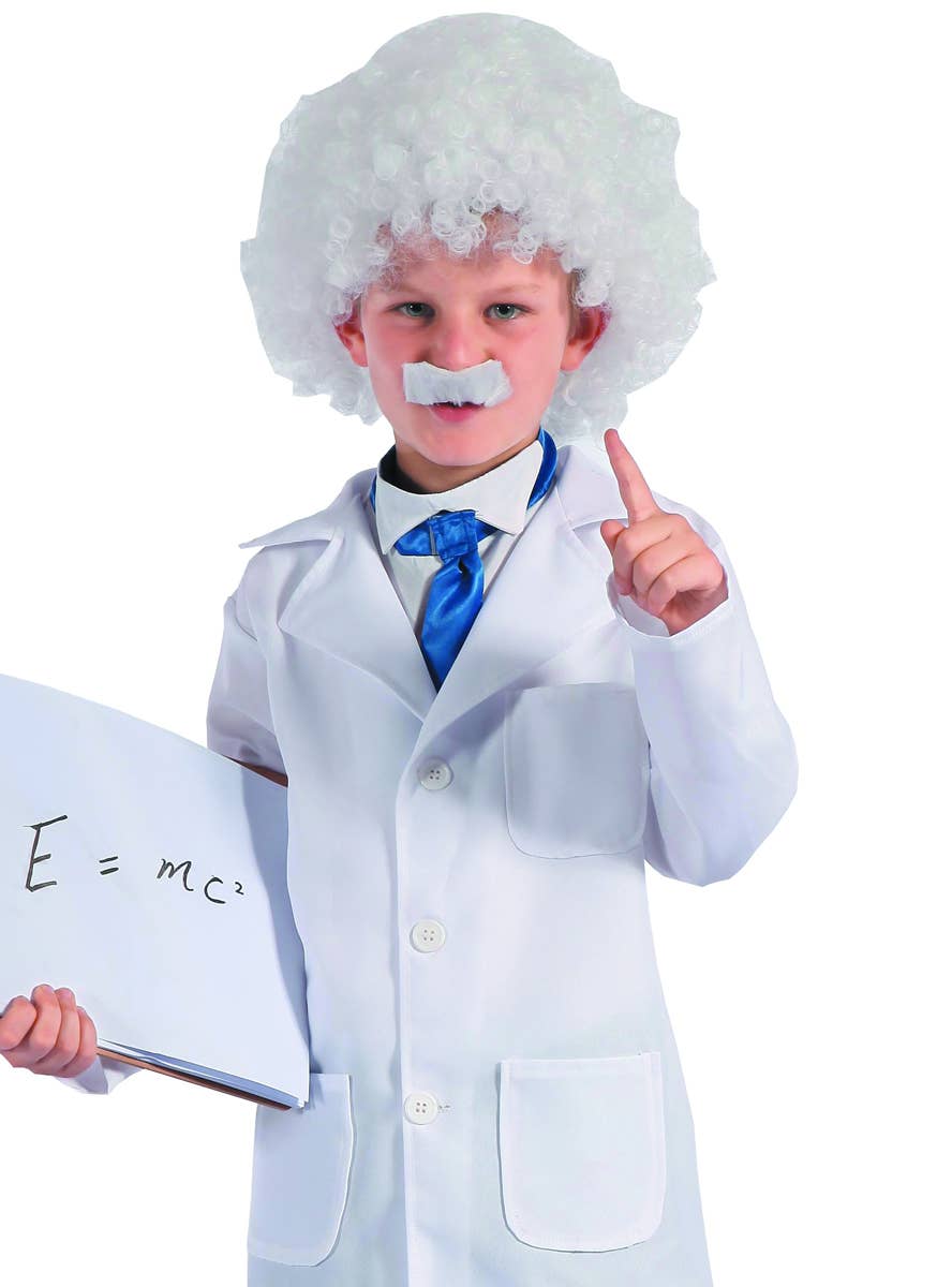 Mathematical Scientist Kids Einstein Book Week Costume - Close Up