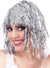 Adults Short Silver Tinsel Costume Wig