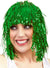 Adults Short Green Tinsel Costume Wig