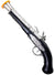 Black and Silver Classic Pirate Musket Gun Costume Weapon