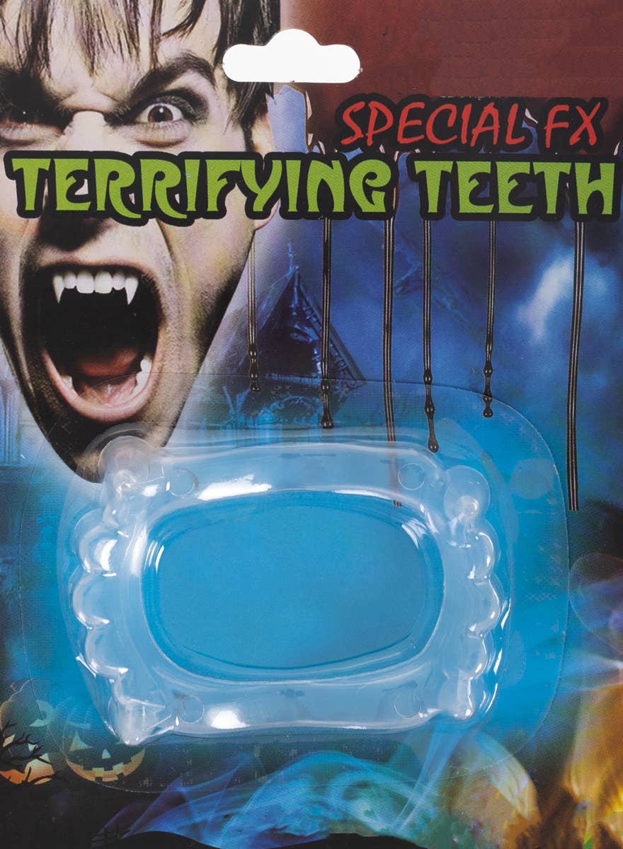 Slip On Clear Vampire Costume Teeth