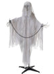Standing Animated White Reaper Halloween Prop