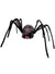 Fake Black Spider Halloween Prop with Rainbow Sequins
