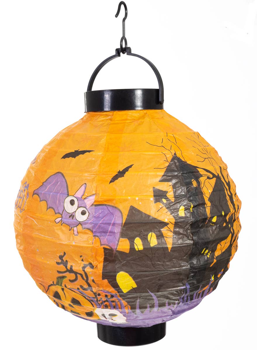 Halloween Haunted House Paper Lantern Decoration - Alternative Image