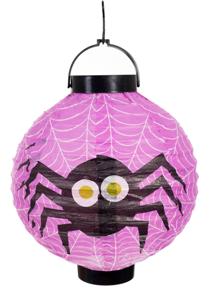 Hanging Purple Spider Paper Lantern Halloween Decoration