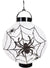 Hanging Black and White Spider Web Paper Lantern Halloween Decoration