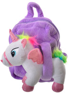 Cute Mini Purple Unicorn Backpack for Kids - Front Image