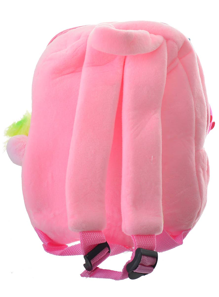 Cute Mini Light Pink Unicorn Backpack for Kids - Back Image