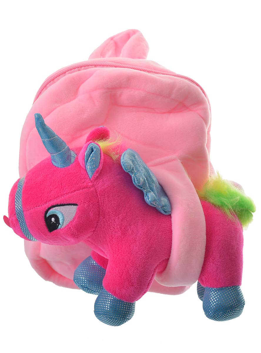 Light Pink Unicorn Mini Backpack | Unicorn Backpack Costume Accessory