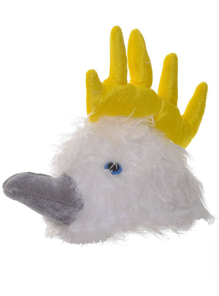 Plush Novelty Cockatoo Hat