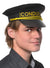 Adult's Bus or Train Conducter Black and Gold Hat