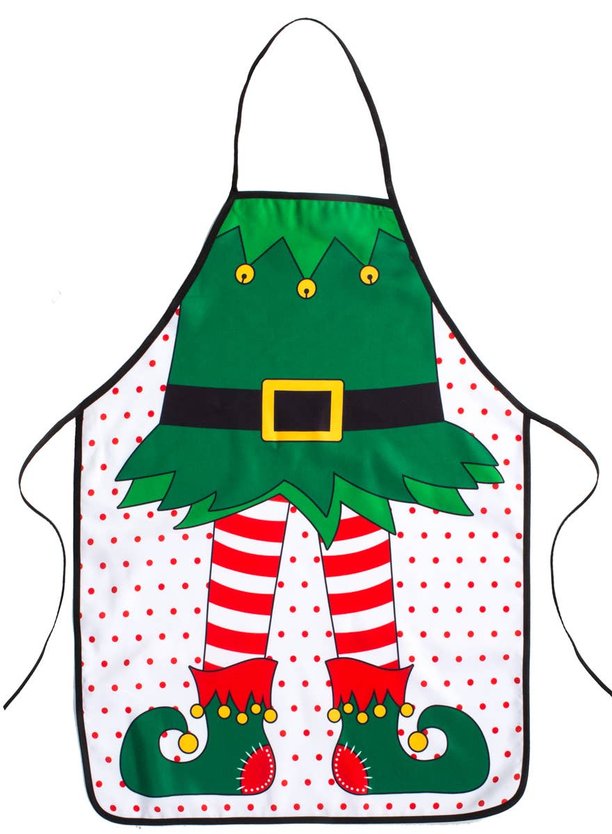 Festive Christmas Elf Costume Apron