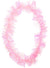 Iridescent Pale Pink Tinsel Strand Lei Accessory