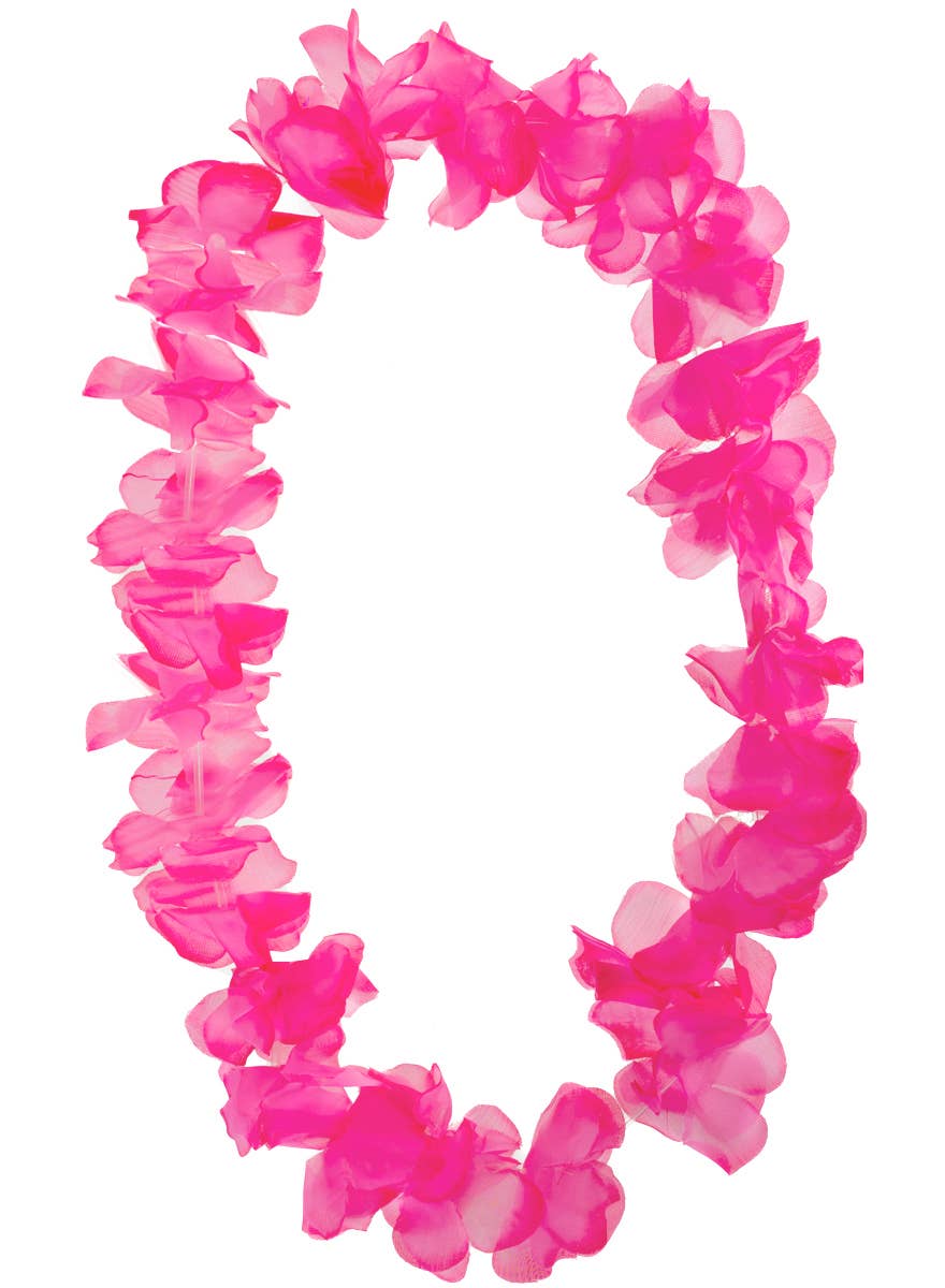 Pink Flower Hawaiian Costume Lei