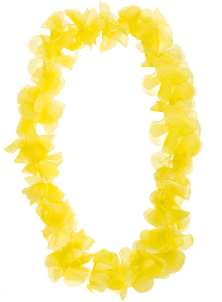 Yellow Flower Hawaiian Costume Lei