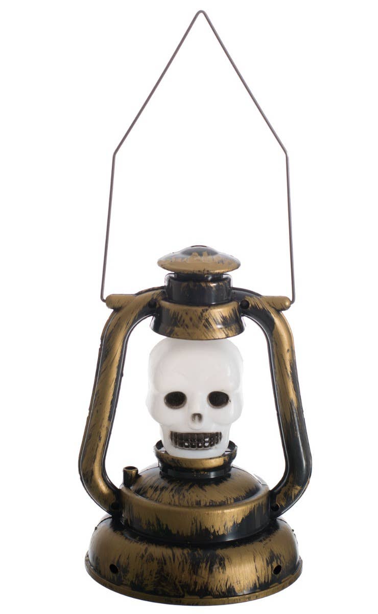 Light and Sound Skull Lantern Halloween Decoration Main Image