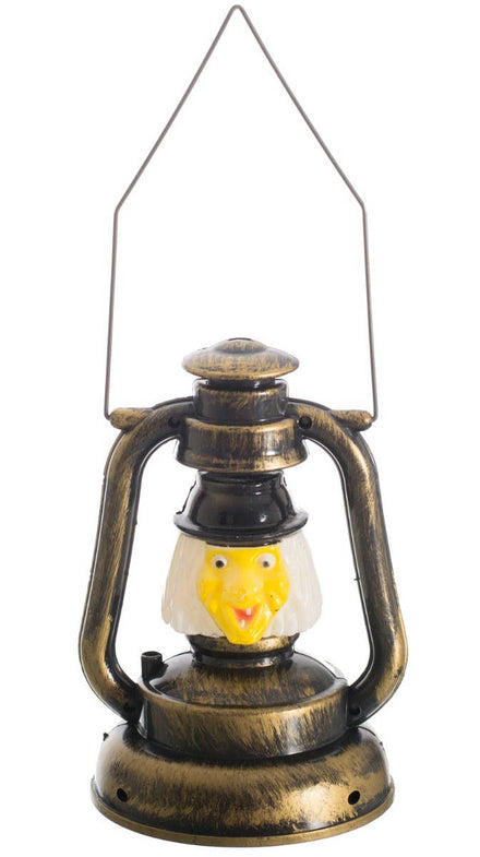 Old Witch Lantern with Light and Sound Halloween Decoration Main Image