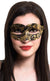 Women's Bronze and Black Steampunk Gears Petite Masquerade Mask Main Image