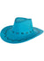 Adults Bright Blue Neoprene Cowboy Costume Hat - Main Image