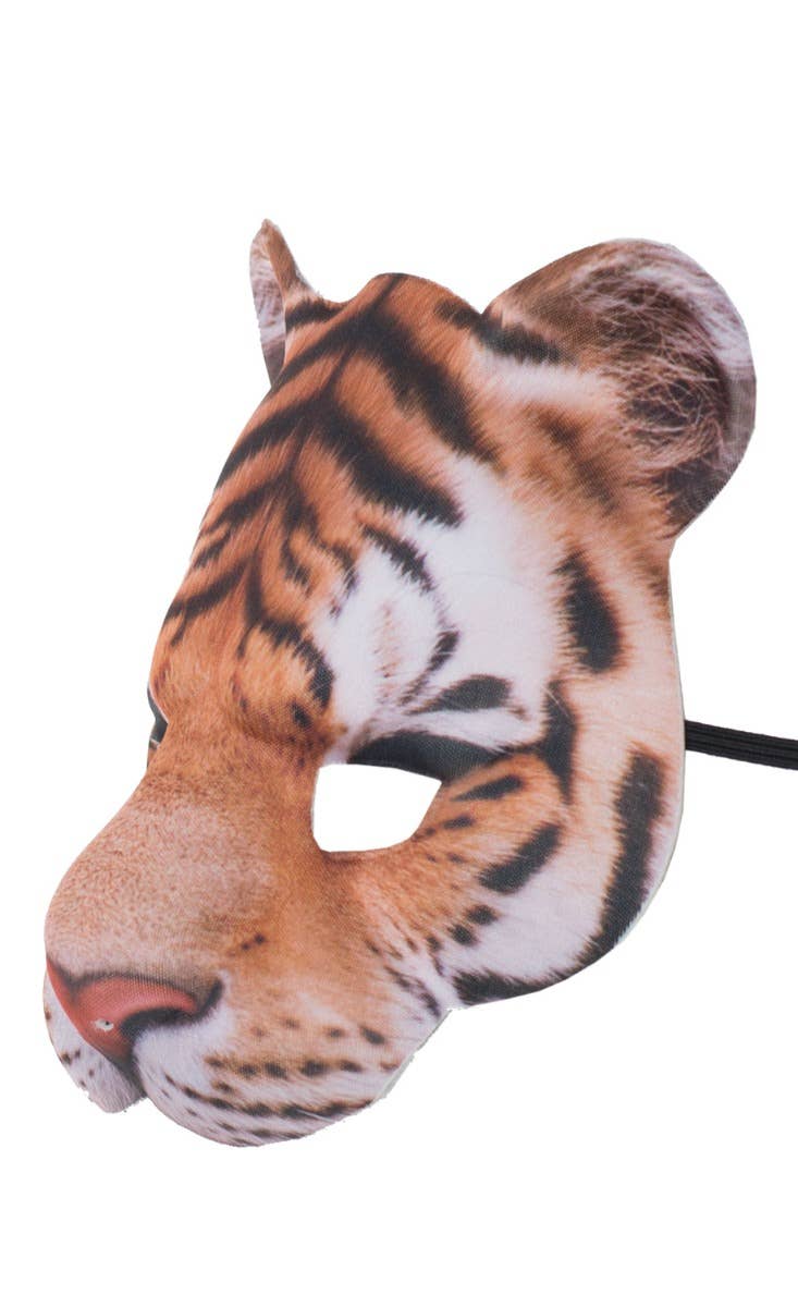 Kids Book Week Tiger Face Jungle Mask Costume Accessory Alternative Image