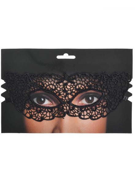 Black Lace Womens Masquerade Mask