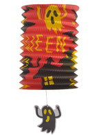 Red and Black Hanging Ghost Lantern