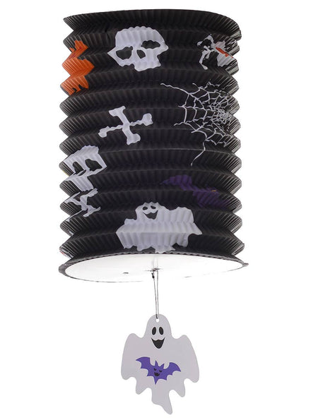 Black and White Ghost Halloween Lantern