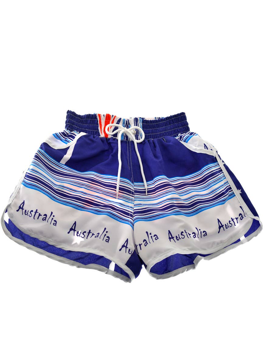 Women's Australia Day Aussie Flag Board Shorts - Main Image