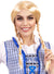 Womens Blonde Plaited Oktoberfest Costume Wig