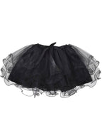 Image of Girls Layered Black Costume Tutu