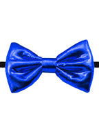Metallic Blue Costume Bow Tie