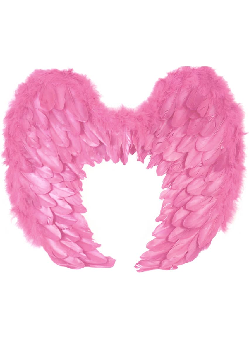 Light Pink Large Feather Angel Wings Alternate View