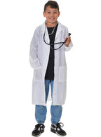 Childrens White Doctor Lab Coat Dress up Costume - Main Image