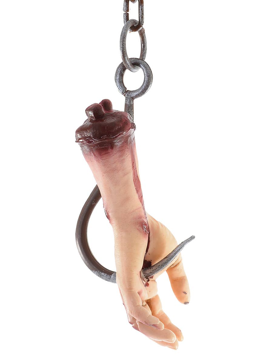 Severed Hand on Hook Gruesome Halloween Decoration Alternate Image 2