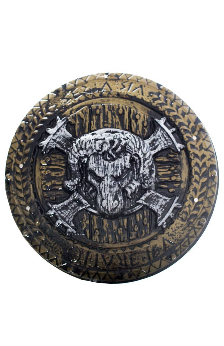 Rams Head Antique Look Viking Shield Costume Accessory Main Image