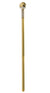 Gold Dollar Sign Rhinestone Pimp Cane Costume Accessory Main Image