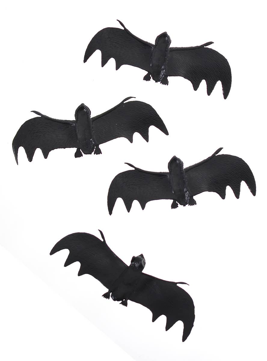 4 Pack of Mini Bat Halloween Decoration