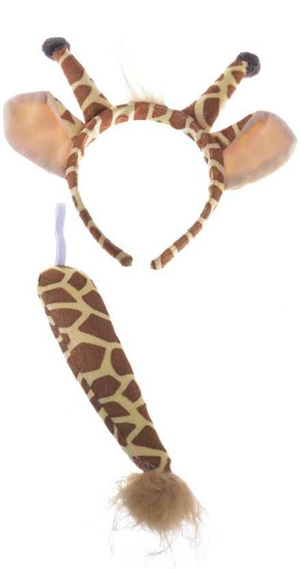 Unisex Giraffe Wild Animal Costume Accessory Kit 