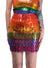 Image of Rainbow Sequin Women's Plus Size Tube Skirt - Main Image