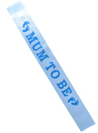 Blue Mum To Be Gender Reveal Baby Shower Sash